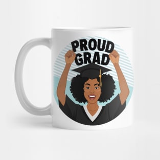 Proud Grad African American Woman Mug